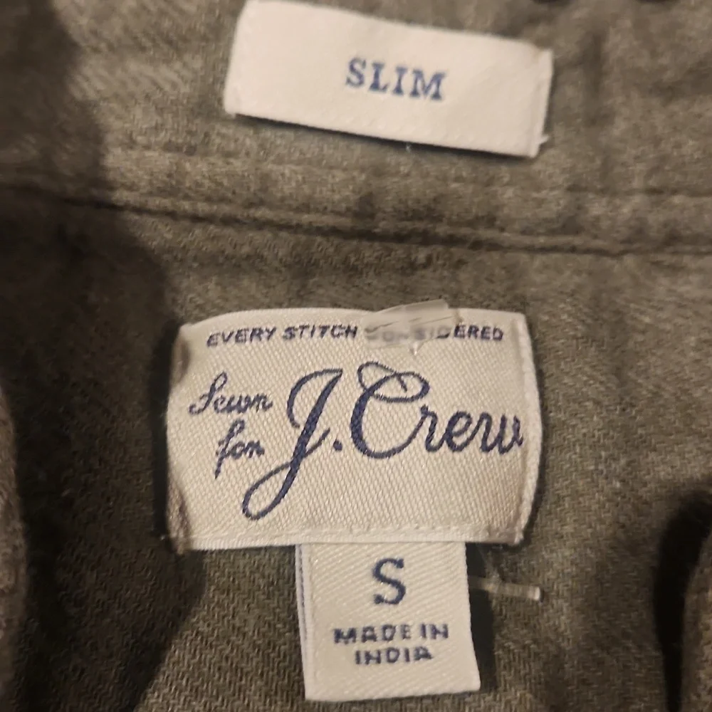 J. Crew Olive Green Casual Button Down Shirt